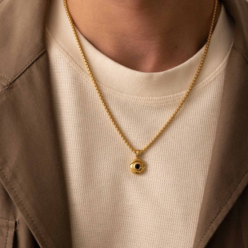 Men's Eye Amulet Pendant Necklace