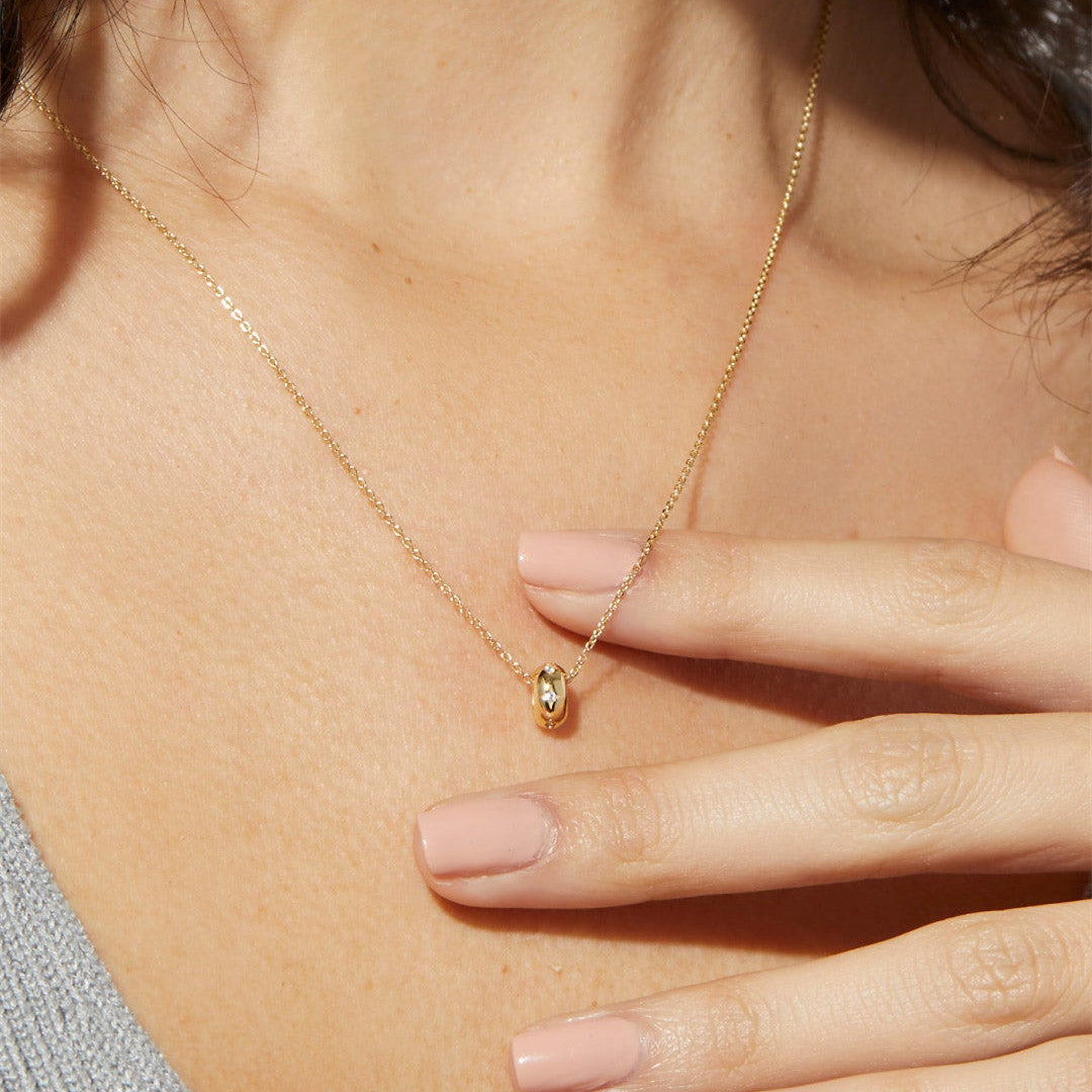 XINGX Element Necklace Small Circle Ring Pendant