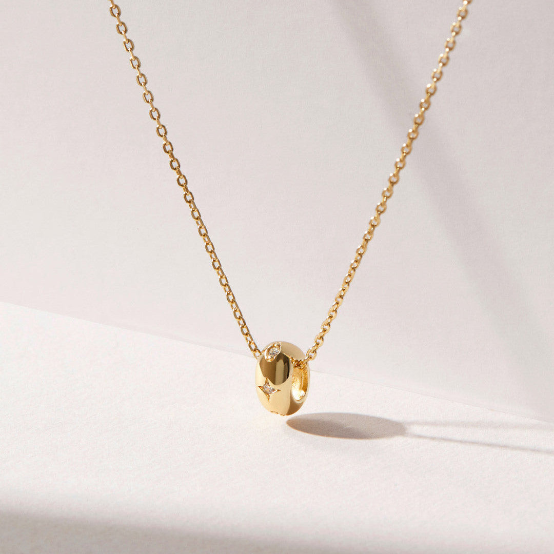 XINGX Element Necklace Small Circle Ring Pendant