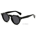 European And American Fashion Oval Thick Frame Sunglasses