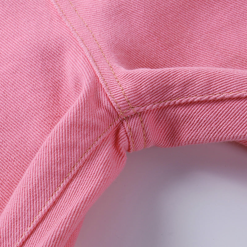 Women's High Waist Ripped Straight Wide Leg Jeans