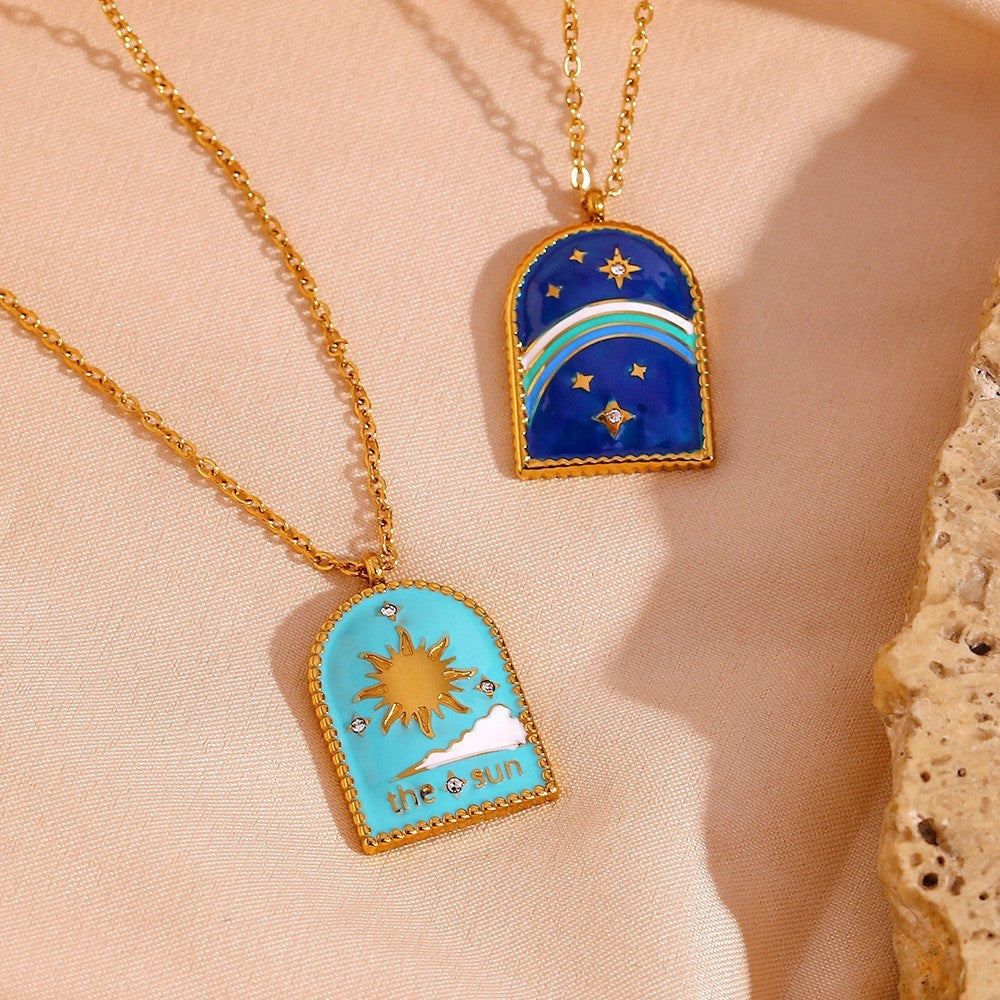 Women's Titanium Steel High Color Retention Necklace