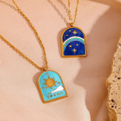 Women's Titanium Steel High Color Retention Necklace