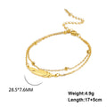 Fashion Simple Double-layer Stainless Steel Bracelet