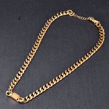 Titanium Steel Hip Hop Street Heavy Industry Thick Chain Choker